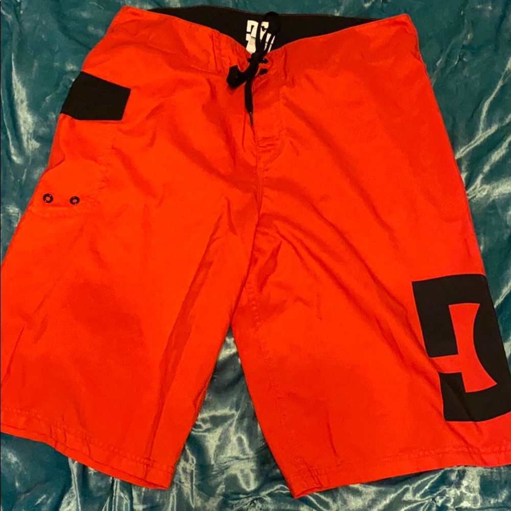 Men’s swim trunks red